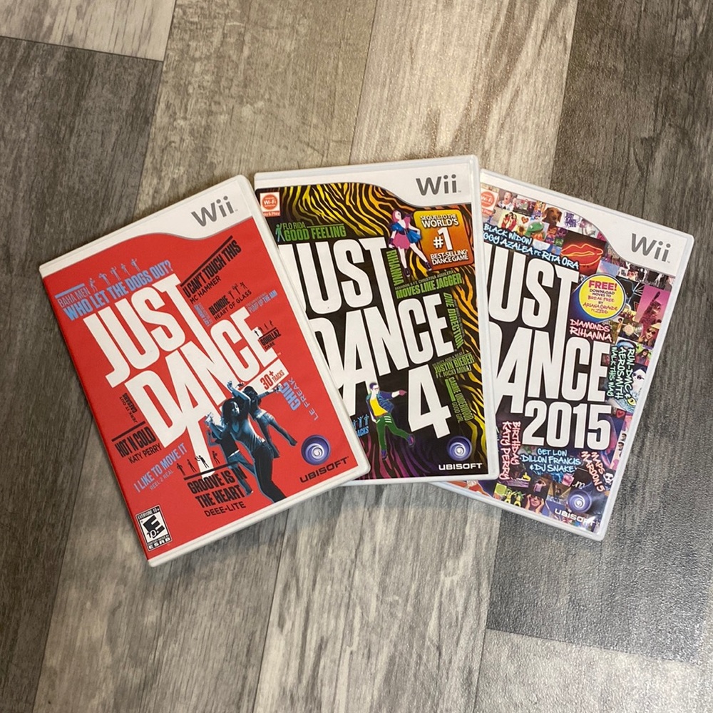 Nintendo Wii Just Dance video games